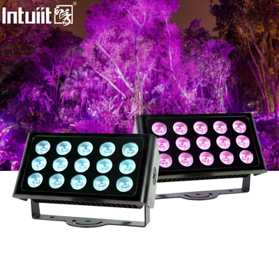 80W εξωτερικό IP65 τετραγωνικό DMX RGBW LED φωτισμός πλημμύρας για το κτίριο Προσοχή LED φως πλημμύρας πλυντήριο τοίχων