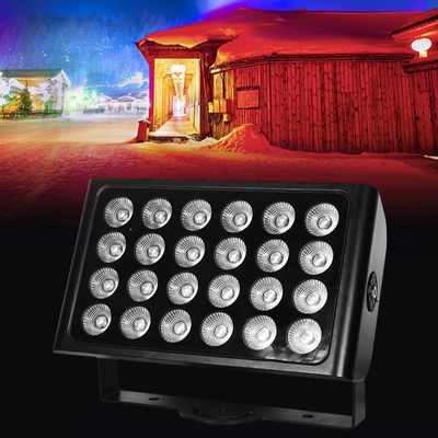 24x10w 4in1 Rgbw Led εξωτερικό πλυντήριο τοίχων Φώτα πλημμύρας Πάρτι γάμου κήπου Φως σκηνής DJ