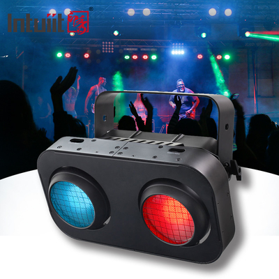2 μάτια 2x90W RGB 2IN1 LED COB Blinder Light Amber Warm White Επαγγελματικό φωτισμό DJ Party Stage Effect
