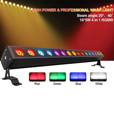 16x5W RGBW 4in1 LED DJ Wash Bar Light Σινικό πλυντήριο