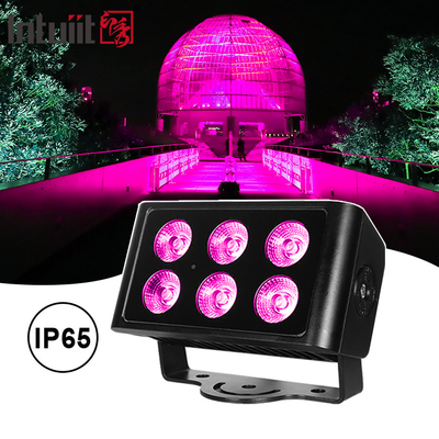 6x5W Led Rgbw 4in1 Αδιάβροχο Ip65 City Color Wall Washer Led Wash Flood Light