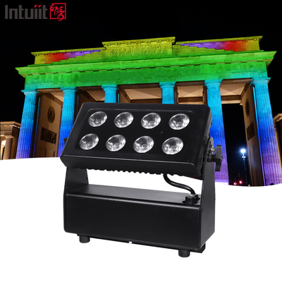 IP65 Αδιάβροχο 8x10w Ασύρματο μπαταρία Powered Par Uplight Dmx Stage Led Φως πλυντηρίου τοίχου