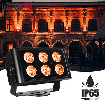 DMX512 6x5W RGBW 4in1 IP65 Αδιάβροχο DJ Γάμος Σκηνή Στιγός Σκηνή Εξωτερικό LED Πλύσιμο Φως Κατακλυσμού
