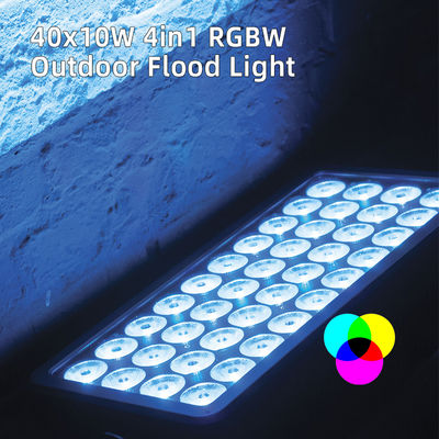 Φωτιστικό Τοίχου 40x10W RGBW 4-σε-1 Αδιάβροχο Προβολέας για Πόλη Σκηνή Πάρκο Αλουμίνιο Wash Led Φωτισμός