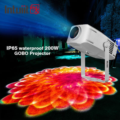 Εξωτερικός αδιάβροχος προβολέας LED Gobo 200W για εκδηλώσεις, πάρτι, προσαρμοσμένο φως λογοτύπου