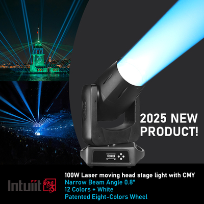 Νέο IP66 Αδιάβροχο 100w Laser Beam Moving Head Light Εξωτερικό εξοπλισμό φωτισμού σκηνής Dmx