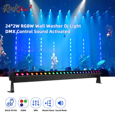 Μπάρα Led Wallwasher 24*2W RGBW 4in1