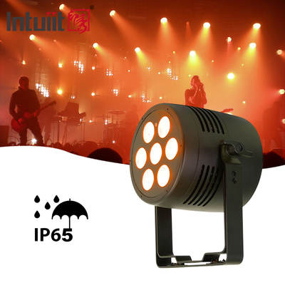 7x20w IP65 DMX512 Φώτα σκηνής Bar Party RGBWA-UV 6 σε 1 Led Par Can Light Dj Disco Party