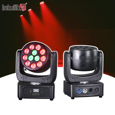 Φώτα Κινούμενης Κεφαλής 12*8W LED Φώτα Σκηνής RGBW DJ Φωτισμός DMX 512 Ενεργοποίηση Ήχου για Εκδηλώσεις, Πάρτι, Γάμους, Εκκλησία, Ζωντανή Μουσική