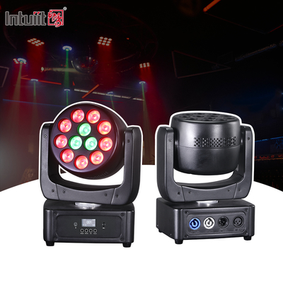 Εξοπλισμός φωτισμού σκηνής εκδηλώσεων DMX Beam RGBW 12x8w Led Wash Moving Head Light