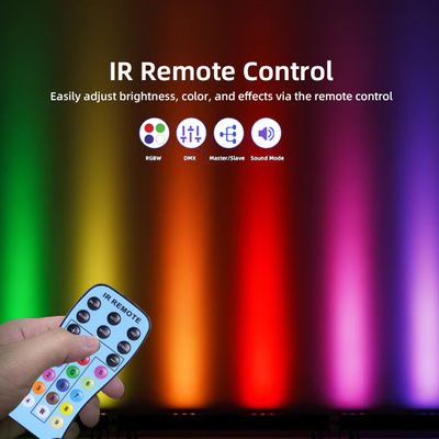Πλυστικό Φως IP20 DMX512 Προηγμένη Έξυπνη Μουσική Λύση 24*2W RGBW LED Φώτα Γραμμική Μπάρα Πλυστικό Τοίχου