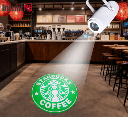 Δωρεάν Προσαρμοσμένο Λογότυπο Gobo Προβολέας Διαφημιστικά Φώτα 40W LED Σήμα Προβολής Τοίχου Λάμπα IP20