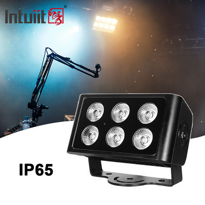 6x5W εξωτερικό IP65 τετραγωνικό DMX RGBW LED φωτιστικό φωτιστικό για το κτίριο Φώτιση LED φωτιστικό πλυντηρίου τοίχων