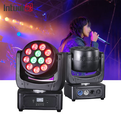 12*8W κινούμενο κεφάλι LED DJ φως RGBW πλύση δέσμη DMX512 ήχος ενεργοποιημένο φωτισμό σκηνής για γάμους Ντίσκο πάρτι