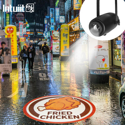 Customized advertising signs 60W static sign projector, LED advertising, waterproof outdoor projector sign