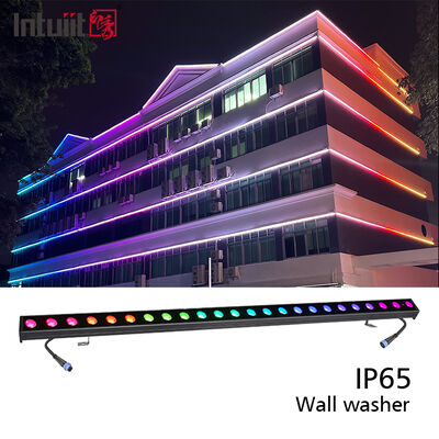 RGBW Dmx Led 2x24W Φωτιστικό Τοίχου LED για Εξωτερική Εφαρμογή