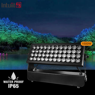 Εργοστάσιο χονδρικής 2000W LED Flood Light Outdoor IP65 48x40W RGBW 4in1 Architectural Wash Light for City Beautification Project