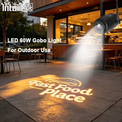 Λογότυπο Led υψηλής ευκρίνειας 60W Φως προβολέα εξωτερικού χώρου IP65 Αδιάβροχο Gobo Προβολέα LED Διαφημιστικά φώτα