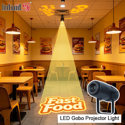Επαγγελματικό 40W LED εσωτερικό Gobo Projector Φως περιστρεφόμενο Custom Image Logo Projection Lamp για γάμο Διακόσμηση εστιατορίου