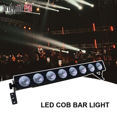 8x15W RGB 3 σε 1 DMX512 LED Linear Wall Washer Stage Bar Light Indoor Wash Lighting for Church Studio Event