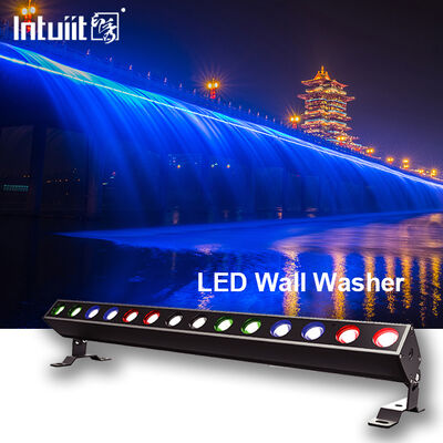 140W RGBW 4in1 IP65 Αδιάβροχο LED γραμμικό πλυντήριο τοίχων 14x10W DMX512/RDM City Color Building Lighting