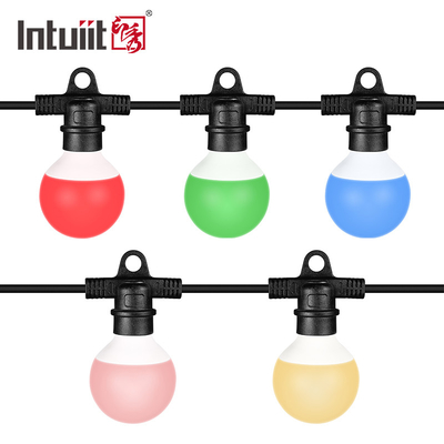 Full Pixel Control RGBW Globe String Lights για εστιατόριο