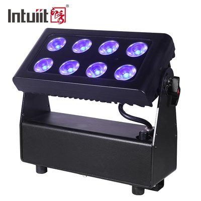8*15w 4 σε 1 Ip65 Ηλεκτρική μπαταρία LED uplights Rgbw Φως πάρτι