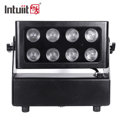 το με μπαταρίες χρώμα ελαφρύ 8*10W πόλεων 240V IP65 οδήγησε τον υπαίθριο φωτισμό πλυντηρίων σκηνικών τοίχων