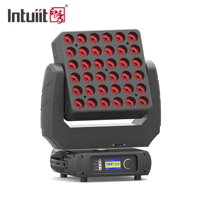 οδηγημένος μήτρα σκηνικός φωτισμός 36pcs 10W RGBW IP20 για τον εξοπλισμό του DJ γεγονότος